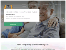 Tablet Screenshot of hearingaidrepairlabs.com